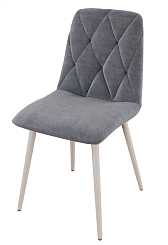 Стул DC-2103 (каркас белый тк. Велюр серый (S26)) Стул DC-2103 (каркас белый тк. Велюр серый (S26))